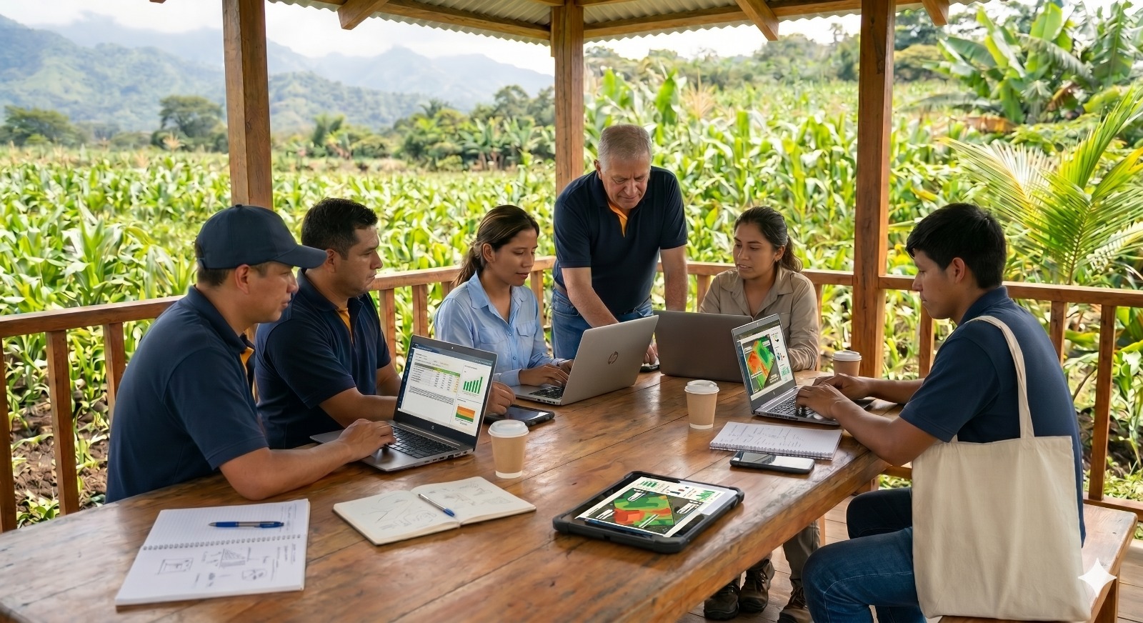 Emprendedores de Centroamérica en un bootcamp de la incubadora Prendho UTPL sobre AgriFoodTech.